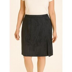 ALTUZARRA for Target Black Snake Embossed Pencil Skirt SZ 2 business career